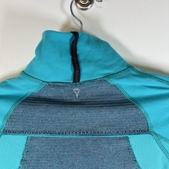 IVIVVA by Lululemon teal zip up athletic jacket girls‎ size 10 Workout - Picture 8 of 8